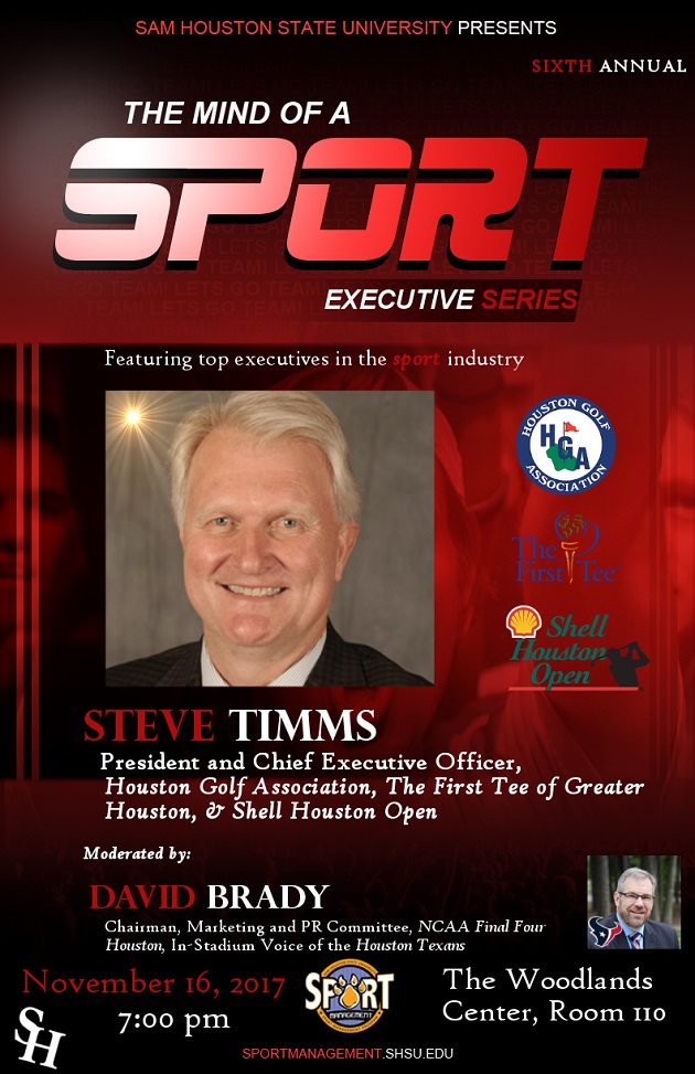 The Mind of a Sport Executive Forum 2017 Poster